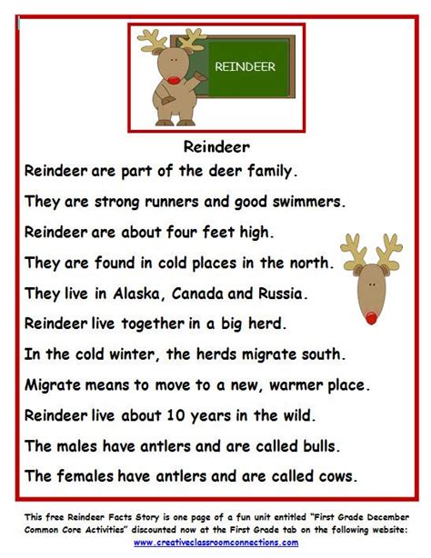 reindeer story for kids